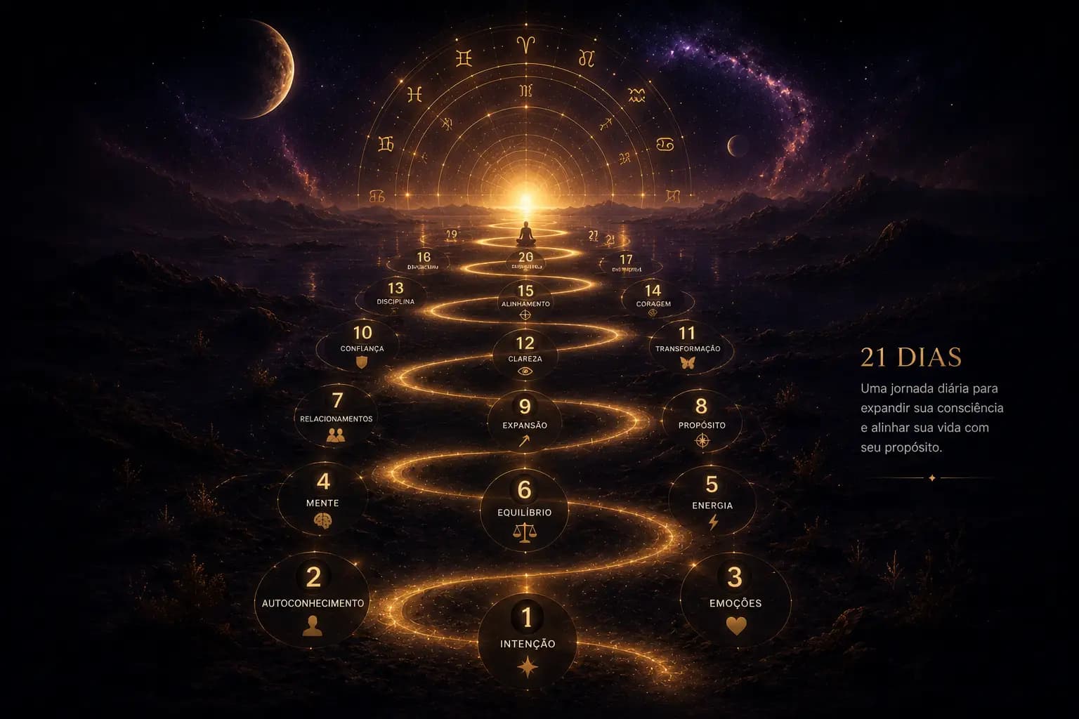Capa de JORNADA ASTRAL — 21 DIAS